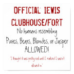 Official IEWIS Clubhouse/Fort Poster