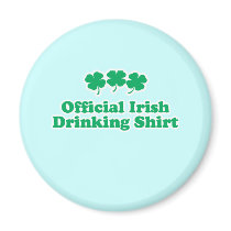 OFFICIAL IRISH DRINKING SHIRT magnets by Shirtuosity OFFICIAL IRISH DRINKING SHIRT magnets
