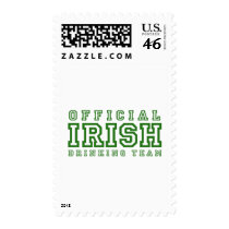 Official Irish Drinking Team postage by Shirtuosity Official Irish Drinking Team postage