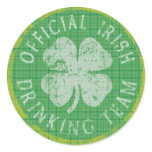 Official Irish Drinking Team Sticker