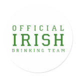 Official Irish Drinking Team Stickers