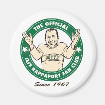 Official Jeff Rappaport Fan Club Magnet