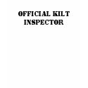 Official Kilt Inspector t-shirts
