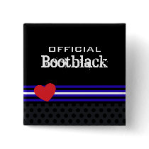 Official Leather Bootblack Pinback Button