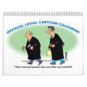 OFFICIAL LEGAL CARTOON CALENDAR calendar