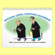 OFFICIAL LEGAL CARTOON CALENDAR calendars
