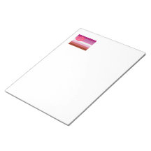 OFFICIAL LIPSTICK LESBIAN FLAG NOTEPAD