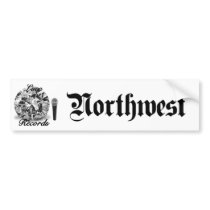 Official Locc Records Northwest Bumper Sticker bumper stickers