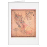 Official Map of California cards