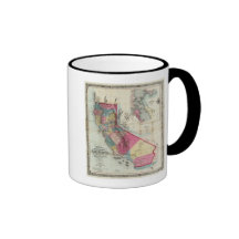Official map of the State of California Mugs