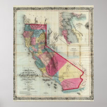 Official map of the State of California