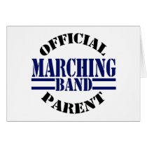 Official Marching Band Parent Cards