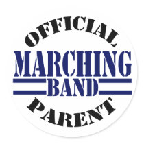 Official Marching Band Parent Sticker