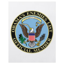Official Member of Obama’s Enemies List flyers by RightWingGifts Official Member of Obama’s Enemies List flyers