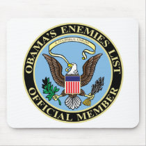 Official Member of Obama’s Enemies List Mouse Pad
