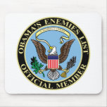 Official Member of Obama’s Enemies List mousepads
