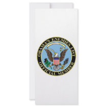 Official Member of Obama’s Enemies List rack cards
