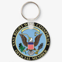 Official Member of The Vast Right Wing Conspiracy keychains by RightWingGifts Official Member of The Vast Right Wing Conspiracy keychains