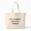 OFFICIAL MEMBER SHOPLIFTERS ANONYMOUS TOTE BAG