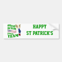Official N.Y. Irish American drinking team Bumper Sticker