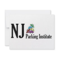Official NJ Parking Institute Logo invitations