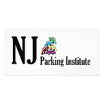 Official NJ Parking Institute Logo Personalized Photo Card