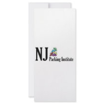 Official NJ Parking Institute Logo Rack Card