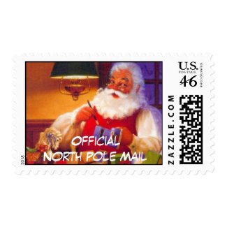 Official North Pole Santa Postage stamp