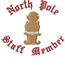 Official North Pole Staff Member Shirt embroidered shirts