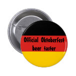 Official Oktoberfest Beer Taster Pinback Button