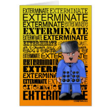 Official Panman Greeting Card - 'Exterminate'