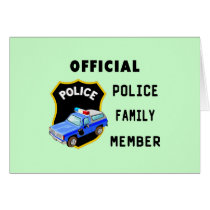 Official Police Family Cards