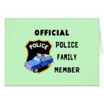 Official Police Family cards
