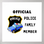 Official Police Family Posters
