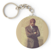 Official Portrait John F. Kennedy Key Chains