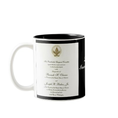 Official President Obama Invitation Mugs by CookerBoy