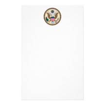 Official Presidential Seal Personalized Stationery