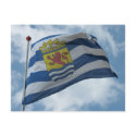Official province of Zeeland Flag Photo Card postcards