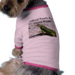 Official Puerto Rican Lizard Hunter Girl Pet Tee
