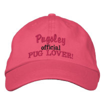Official Pug Lover Embroidered Hat