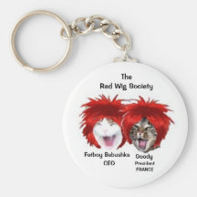 Official Red Wig Society Keychain