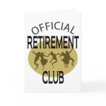 Official Retirement Club cards