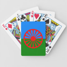 Official Romany Gypsy flag Bicycle Card Deck