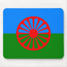 Official Romany gypsy flag Mousepad