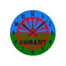 Official Romany gypsy flag Wallclock