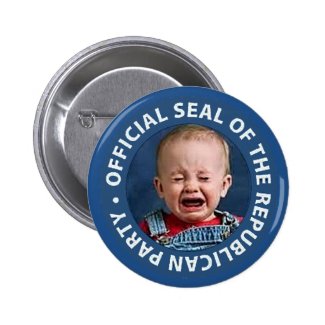 official seal of the republican party 2 inch round button