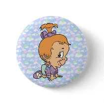 Official Sneaky Sneaks Kitty Ann Button