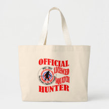 Official squatch hunter tote bag