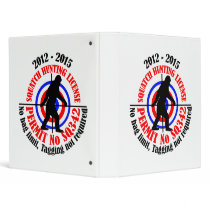 Official Squatch hunting license Vinyl Binders