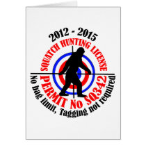 Official Squatch hunting license Card